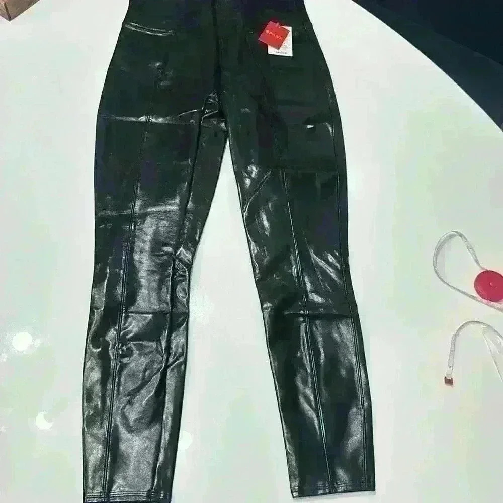 NWT Spanx Faux Large Patent Leather Legging Item# 2C - Picture 10 of 12